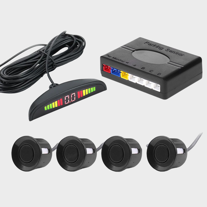 Kit Sensores de Estacionamento Traseiros com Display LCD – 4 Sensores