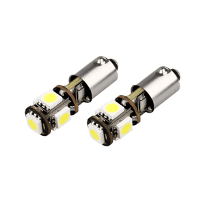 Pack com 2 Lâmpadas LED BA9S CANBUS | Branco Puro 6000K | Longa Duração