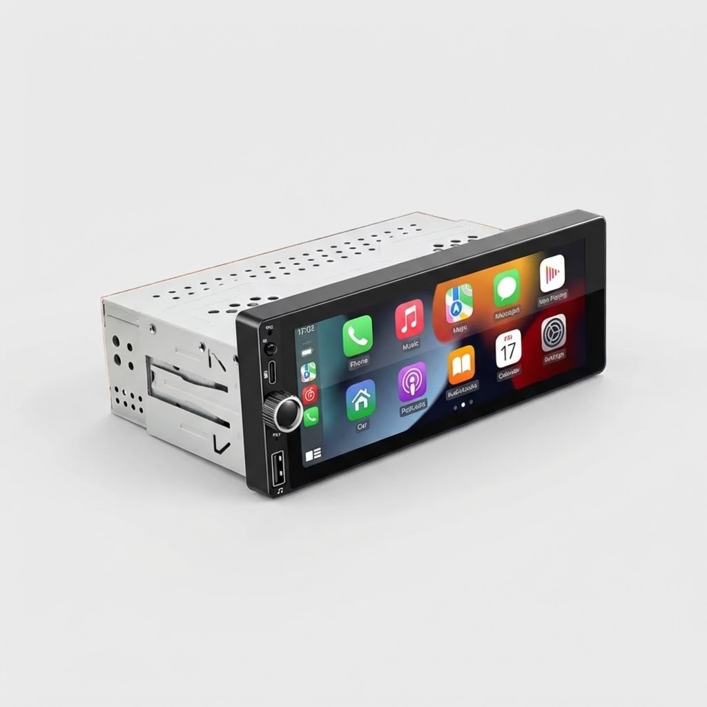 Autorádio 1 DIN com Ecrã 6,86" Android 13 CarPlay/Android Auto BKAP 6021A