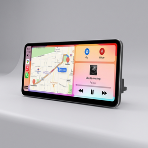 Monitor 12.3" CarPlay & Android Auto para Mercedes NTG5 Classe C, GLC, X, V