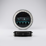 Rádio Android RDS USB Bluetooth CarPlay & Android Auto para MINI R56/R57/R58/R60 (2006–2012, Leitor CD Preto)