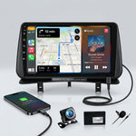 Rádio Android 13 BKAP D1P7H 4+64G – Renault Clio 3 (2005-2014) | 9” Ecrã Tátil | CarPlay & Android Auto | Câmara Traseira