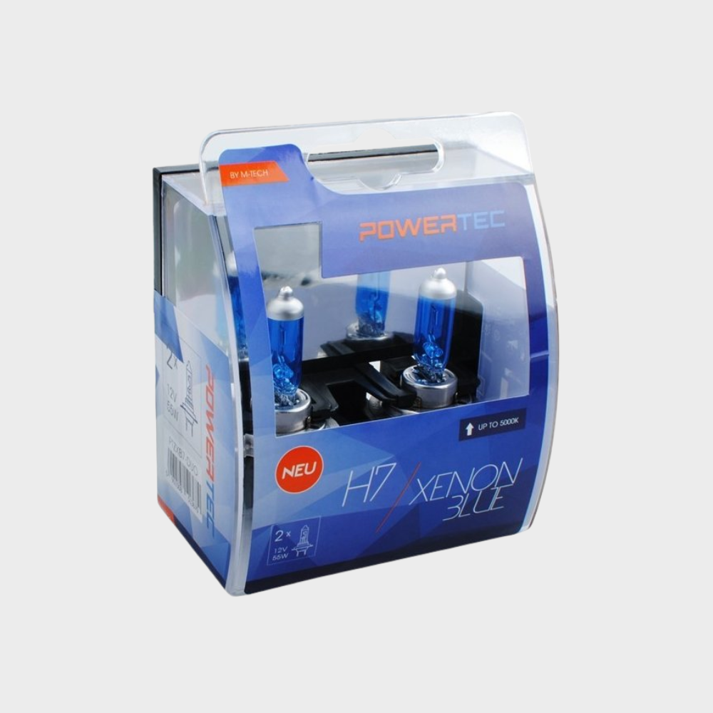Lâmpadas PowerTec Xenon Blue H7