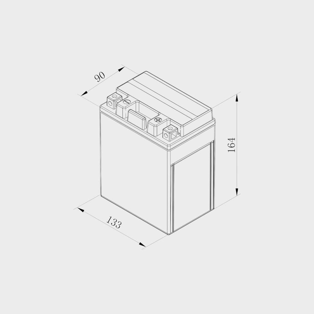 Bosch FA105 – Bateria AGM 12V 12Ah 210A para Motos e Powersports