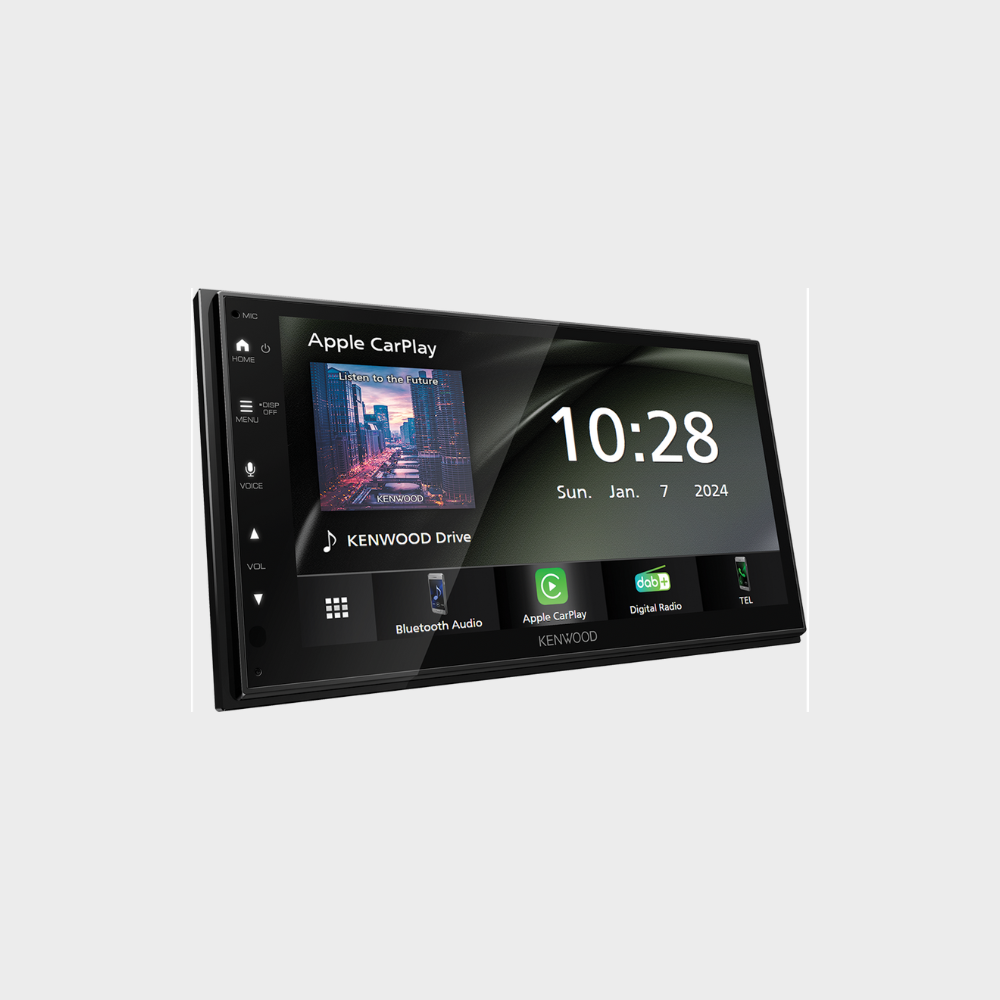 Kenwood DMX6523DABS – Multimédia 2 DIN com Ecrã 6,8", CarPlay/Android Auto Wireless, DAB+