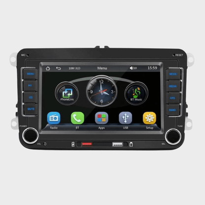 F9070C BKAP – Rádio Automóvel 2 DIN Bluetooth/CarPlay/USB Preto