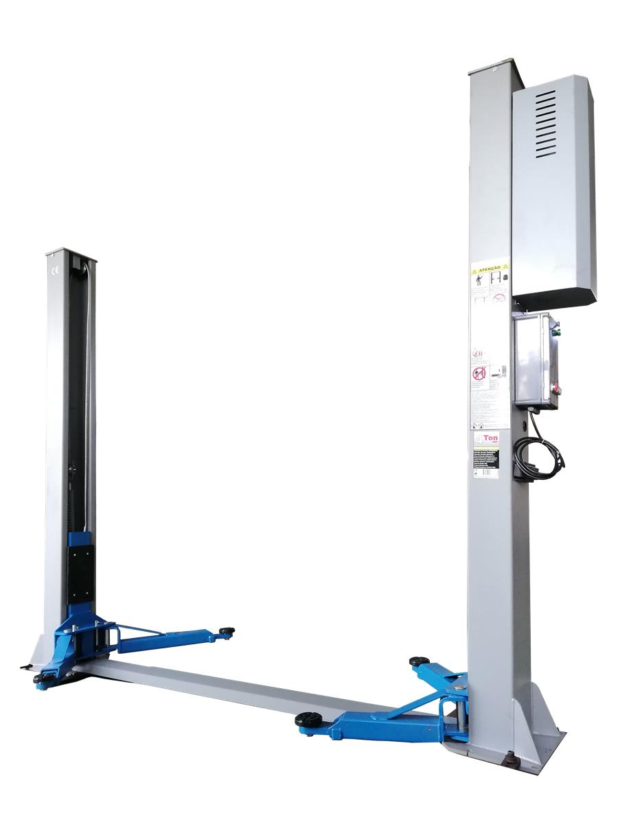 Elevador 2 Colunas 4TON POWERED PA2L4CT - Trifásico com Trancas Automáticas