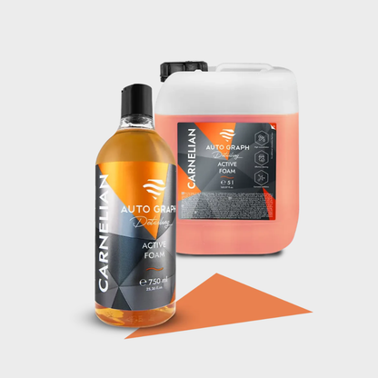 CARNELIAN Active Foam – Espuma Ativa Alcalina Concentrada para Pré-lavagem Automóvel