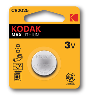 Pilha Kodak Max Lithium CR2025