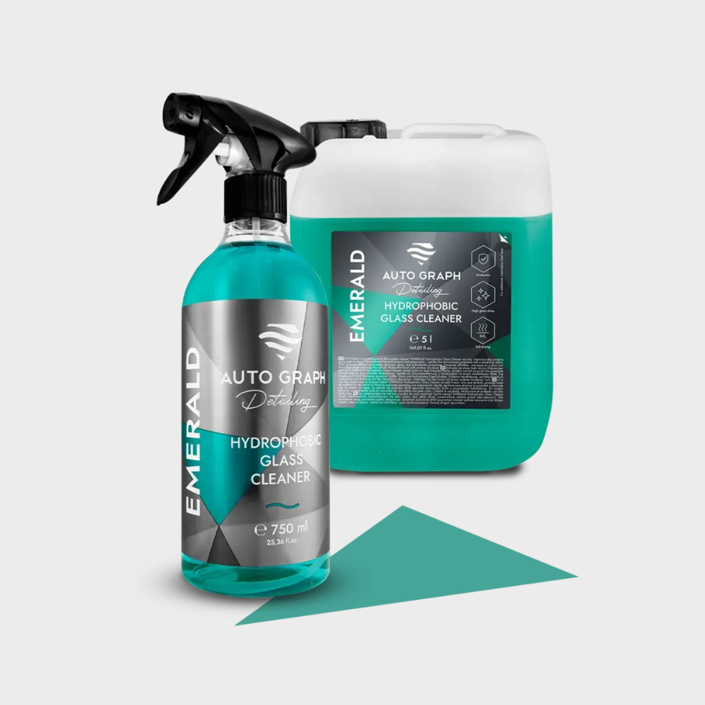 EMERALD Hydrophobic Glass Cleaner – Limpeza e Proteção Hidrofóbica para Vidros Automóvel