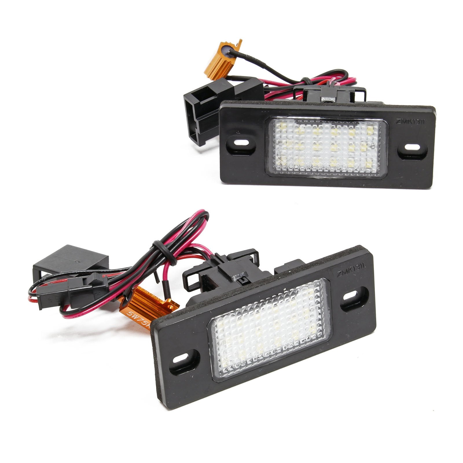 KIT 2x Lâmpadas de matricula em LED para VW Touareg Tiguan Opel