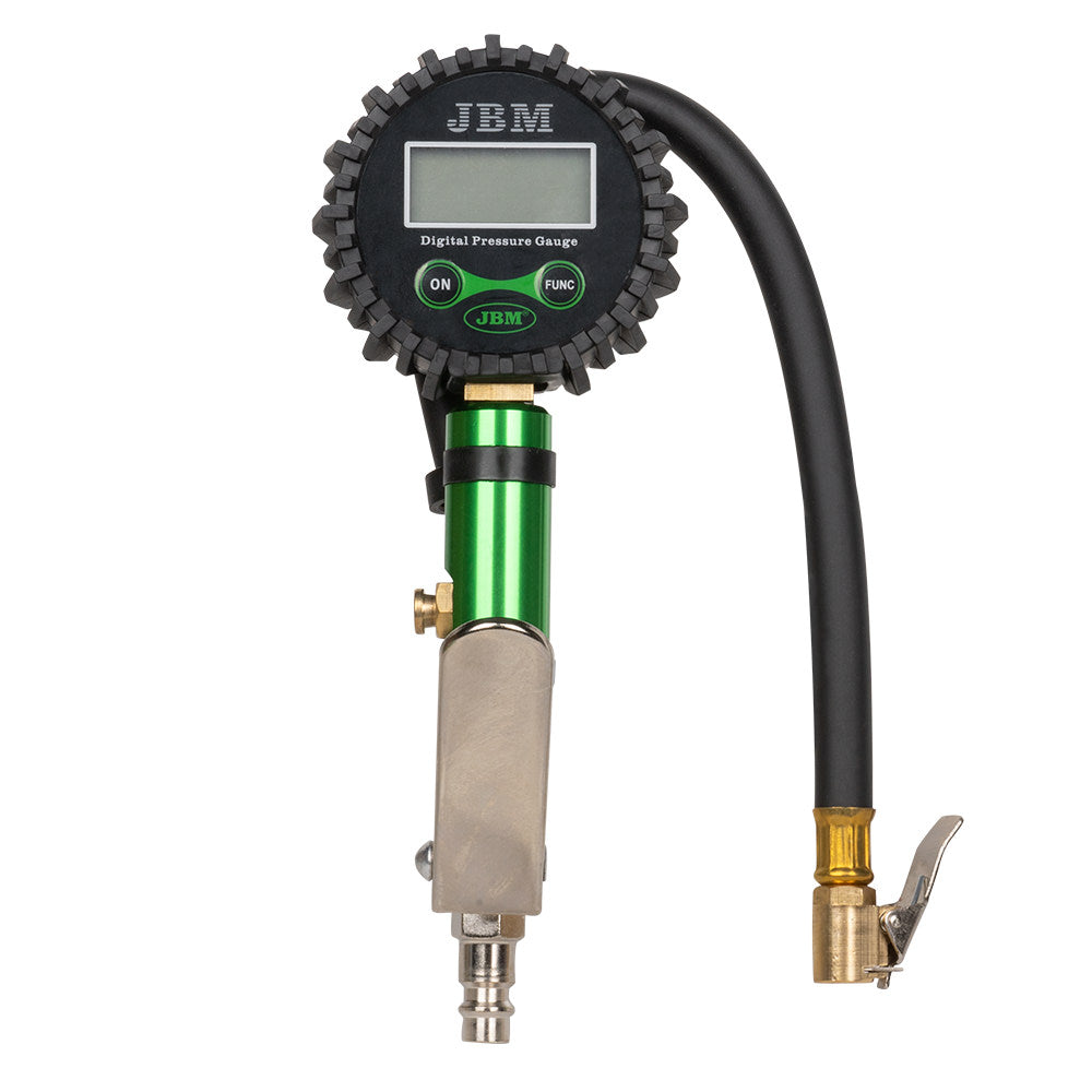 Pistola de Enchimento Digital Profissional 1/4" | 0-13.8 BAR | Precisão Industrial