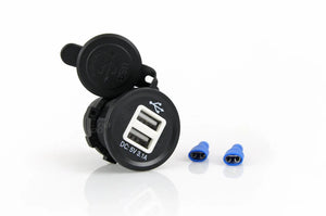 Carregador USB 12v 2 conexões USB