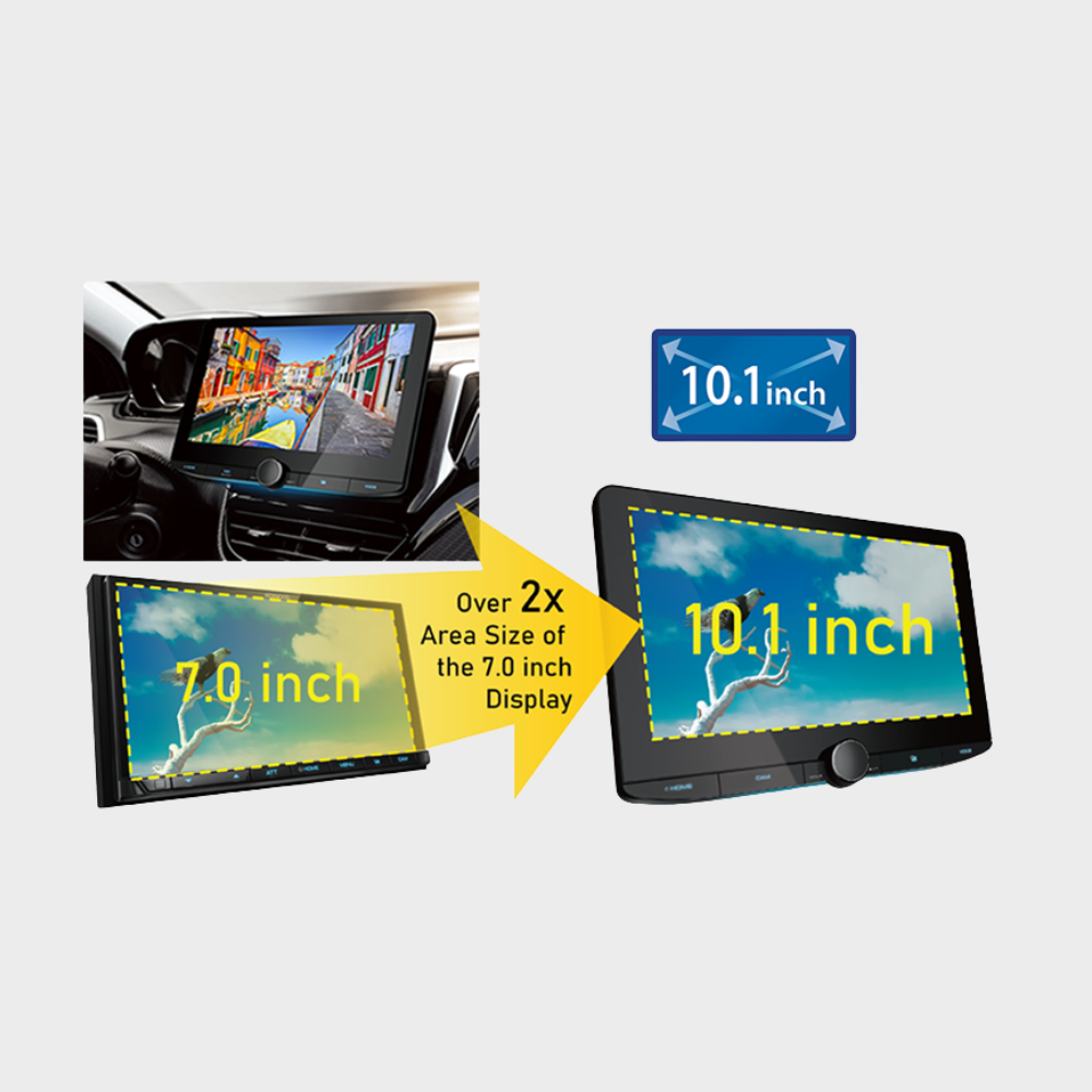Centro Multimédia KENWOOD DMX9720XDS - 2DIN com Ecrã Flutuante 10.1"