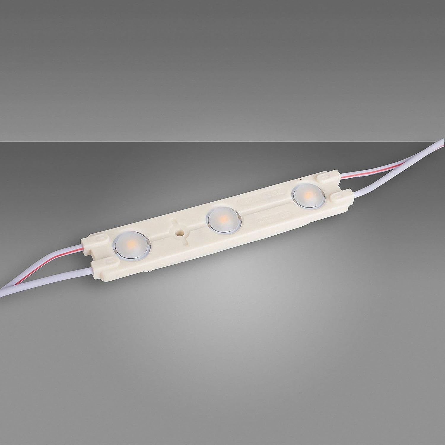 Conjunto de 20x Módulo LED 1.3W 130Lm 6000K 3 LEDs SMD5630 Injetado IP67 Óptica 50.000H