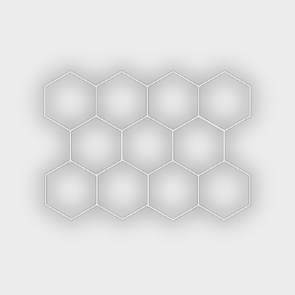 Luminária LED Colmeia 11 Células | 3,21m x 2,35m | 368W | KERS