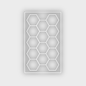 Luminária LED Colmeia 14 Células | 4,83m x 2,43m | 672W | KERS