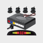 Kit Sensores de Estacionamento Traseiros com Display LCD – 4 Sensores