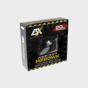 ESX HZ20WK Kit Instalação Amplificador 20mm² – Kit Completo Profissional