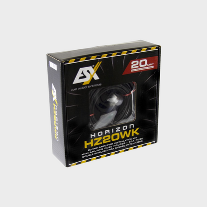 ESX HZ20WK Kit Instalação Amplificador 20mm² – Kit Completo Profissional