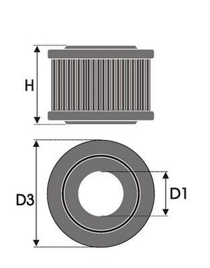GREEN FILTER R727411 – Filtro de Ar de Substituição para Alfa Romeo Premium