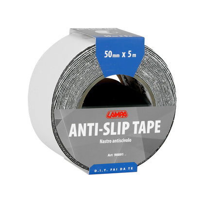 Fita Adesiva Antiderrapante Preta – 50 mm x 5 m