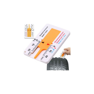 Medidor de Profundidade de Pneu Tester de Desgaste | 0–20 mm