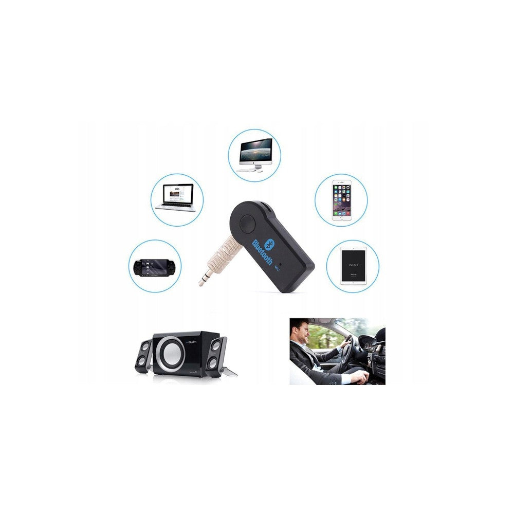 Receptor de Música Áudio AUX Bluetooth com Microfone