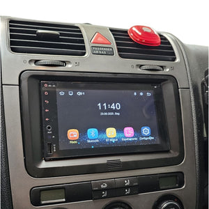 Autorrádio 2 DIN Cronos com CarPlay, Android Auto e MirrorLink | Ecrã de 6.2” Touchscreen
