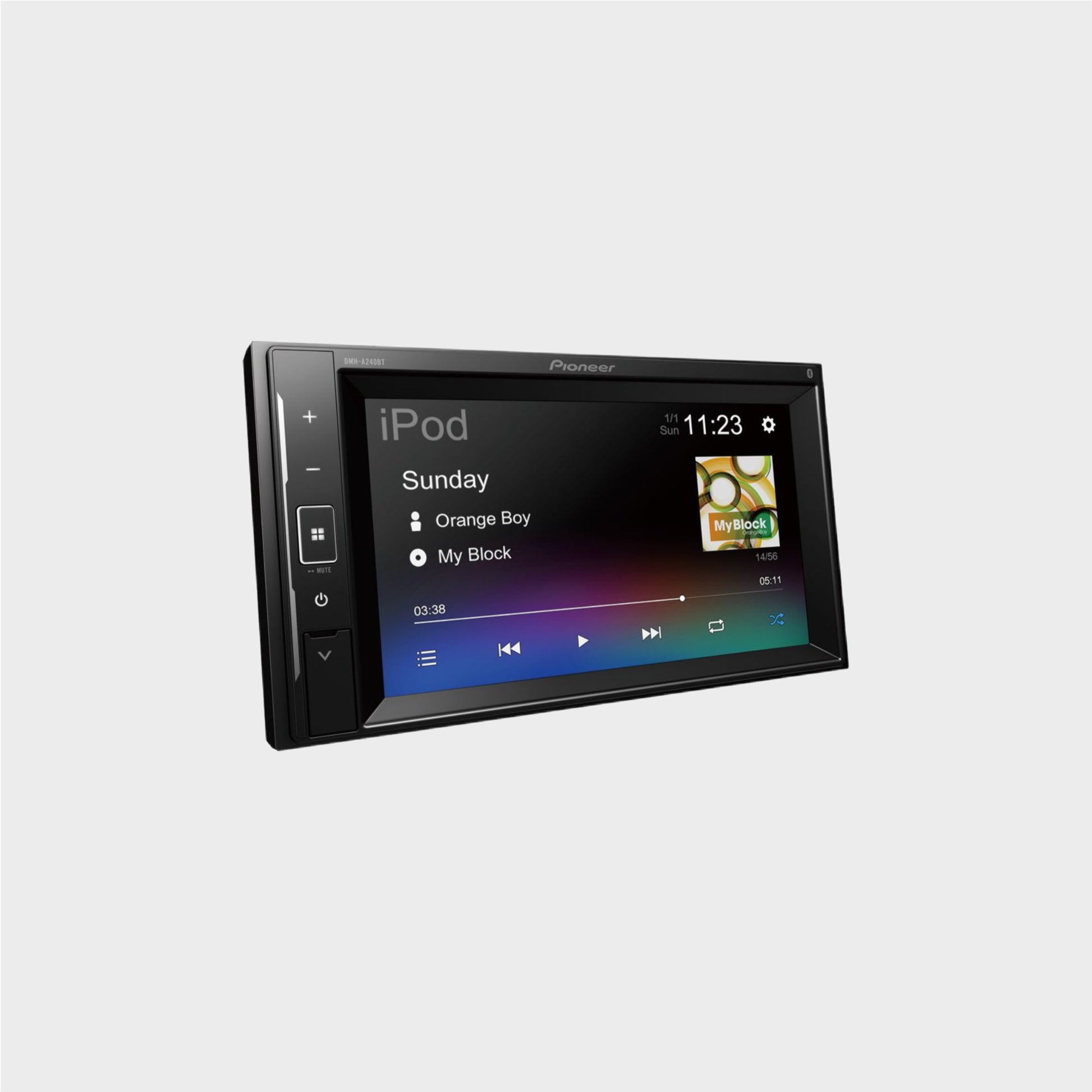 Auto Rádio 2 DIN Pioneer DMH-A240BT com Bluetooth