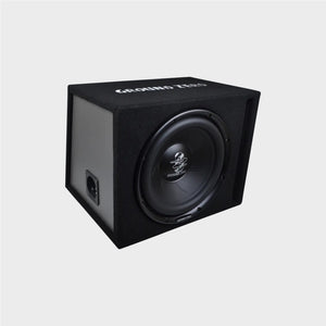 Ground Zero GZIB 20BR – Caixa de Subwoofer Passiva de 20 cm | 150W RMS | Sistema Bass Reflex
