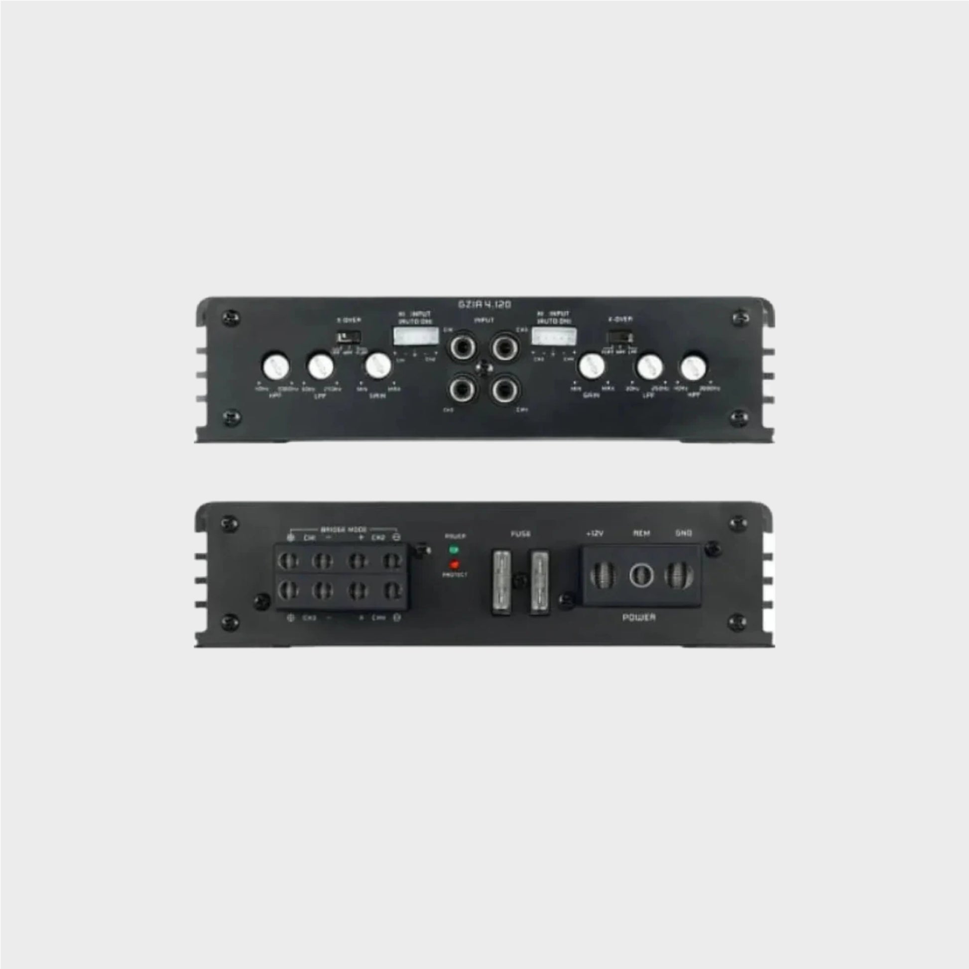 Amplificador GZIA 4.120 – Amplificador Classe A/B de Alta Qualidade (4 Canais)