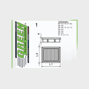 GREEN FILTER PSC004 – Filtro de Ar de Substituição para Yamaha GTS 1000 e XP 500 T-MAX