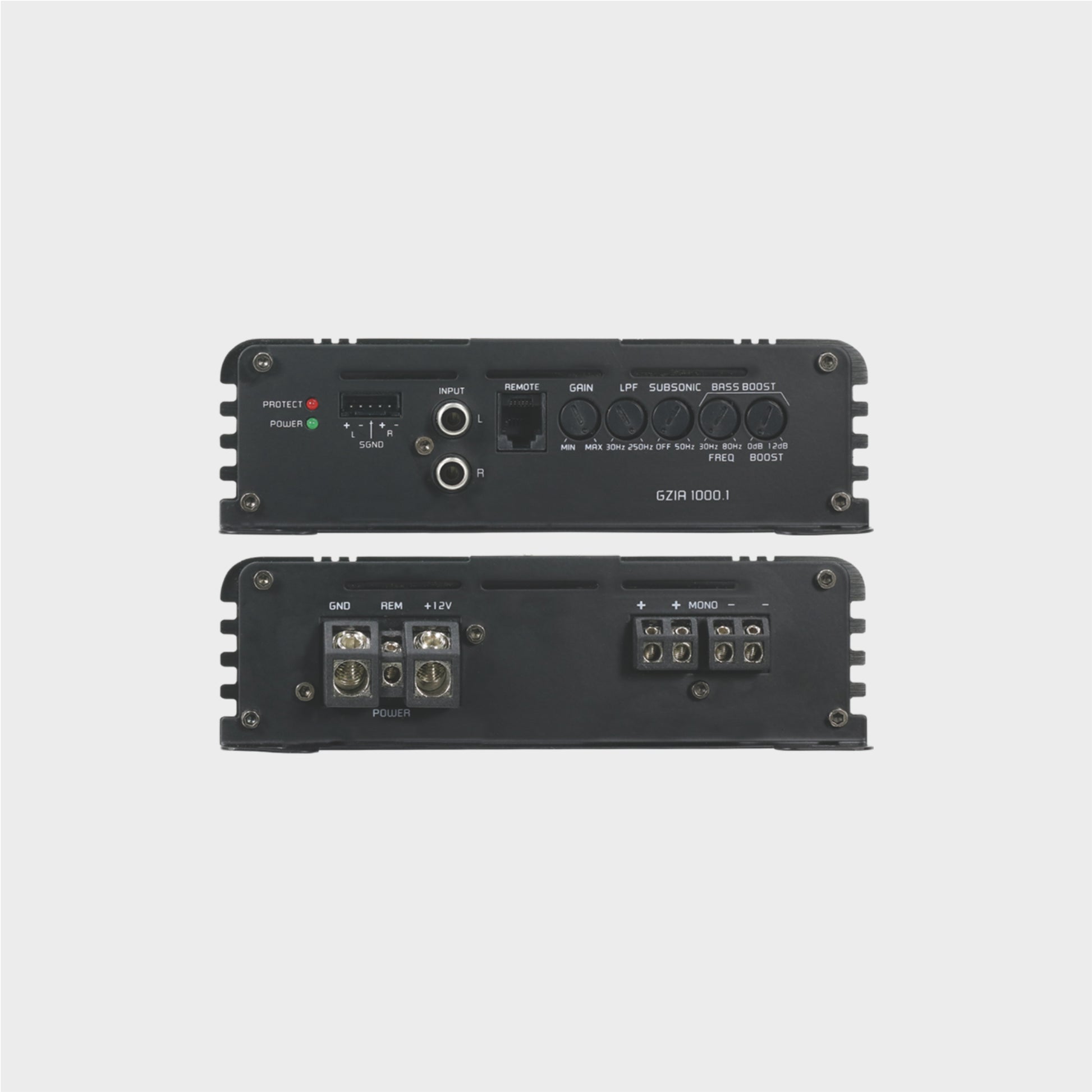 Amplificador Ground Zero GZIA 1000.1 – Classe D | 1 Canal | Até 1250W RMS @ 1Ω