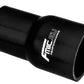 Redutor Reto em Silicone FMIC.EU 28mm → 45mm Preto | 125mm | Reforçado 4x Malha | Alta Temperatura e Pressão