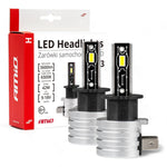 Lâmpadas LED H3 6500K da Amio