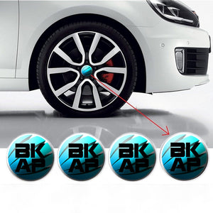 4x Centros de Jante para Audi 55mm em Plástico