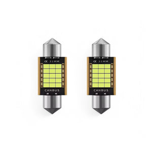 Luzes LED CREE 31mm 6000K 12V-30V (2 Unidades)