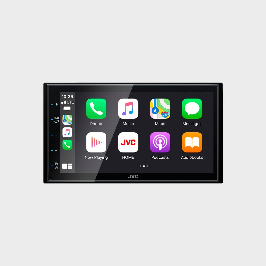 Autorrádio 2 DIN JVC KW-M560BT Ecrã Tátil 6.8" | Compatível com Apple CarPlay® e Android Auto™