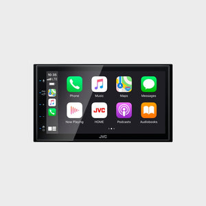 Autorrádio 2 DIN JVC KW-M560BT Ecrã Tátil 6.8" | Compatível com Apple CarPlay® e Android Auto™