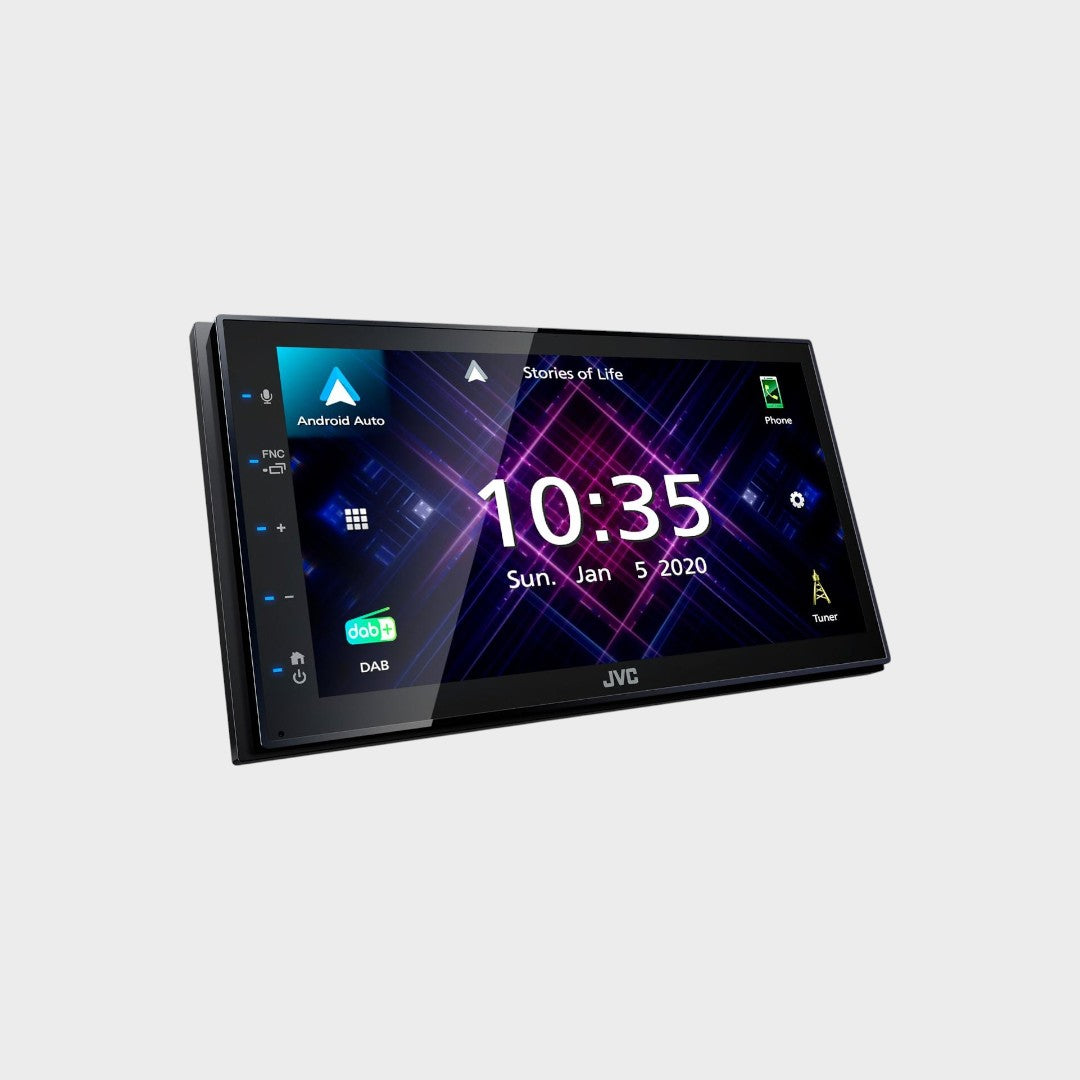 Autorrádio 2 DIN JVC KW-M560BT Ecrã Tátil 6.8" | Compatível com Apple CarPlay® e Android Auto™