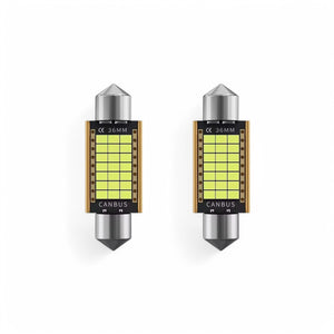 Luzes LED CREE 36mm 6000K 12V-30V (2 Unidades)