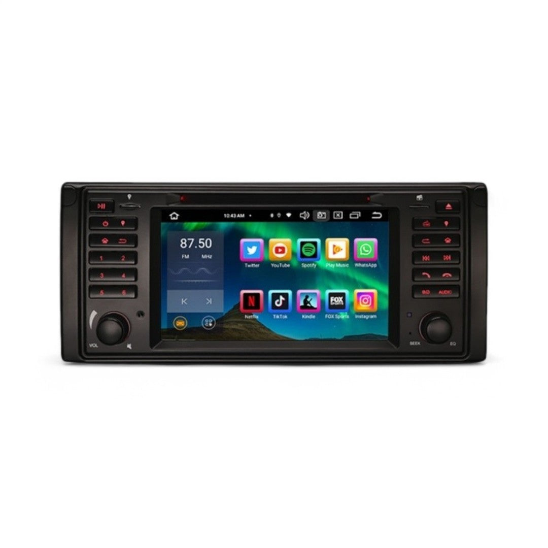 Radio CarPlay Android Auto Bluetooth USB BMW Serie 5 E39