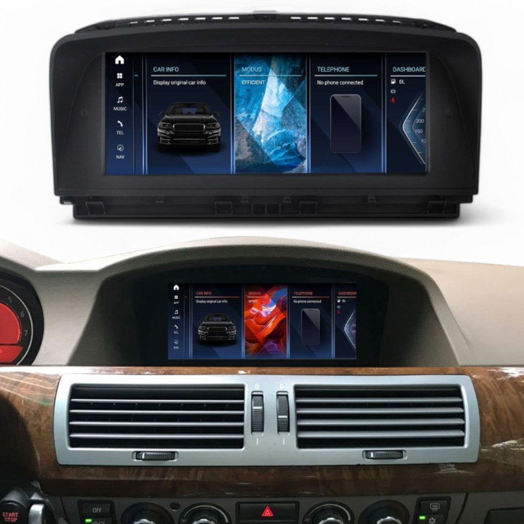 Monitor Android 8.8" BMW Serie 7 E65 CarPlay Android Auto