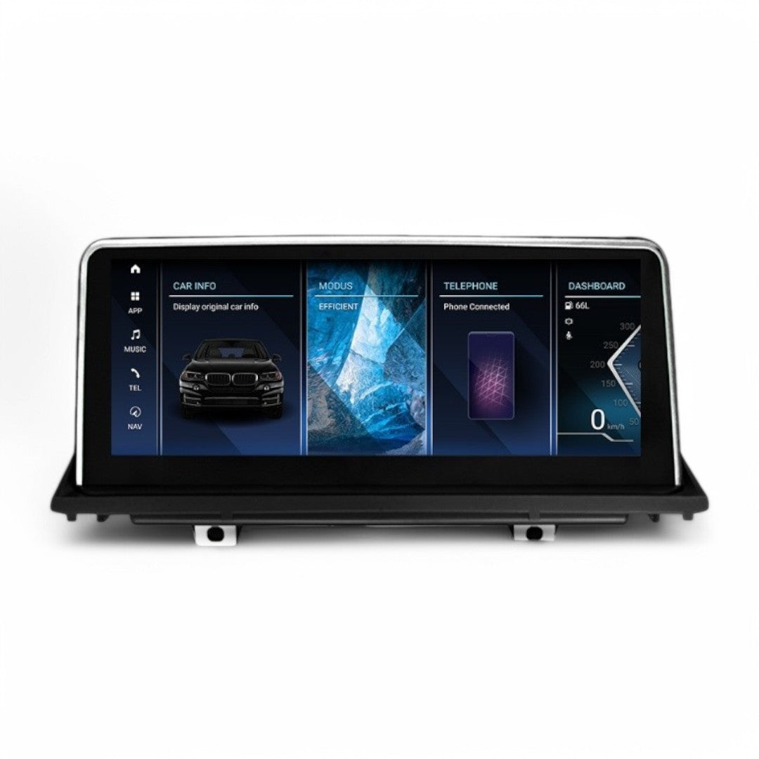 Monitor Android 10.25" BMW X5 X6 CIC CarPlay Android Auto