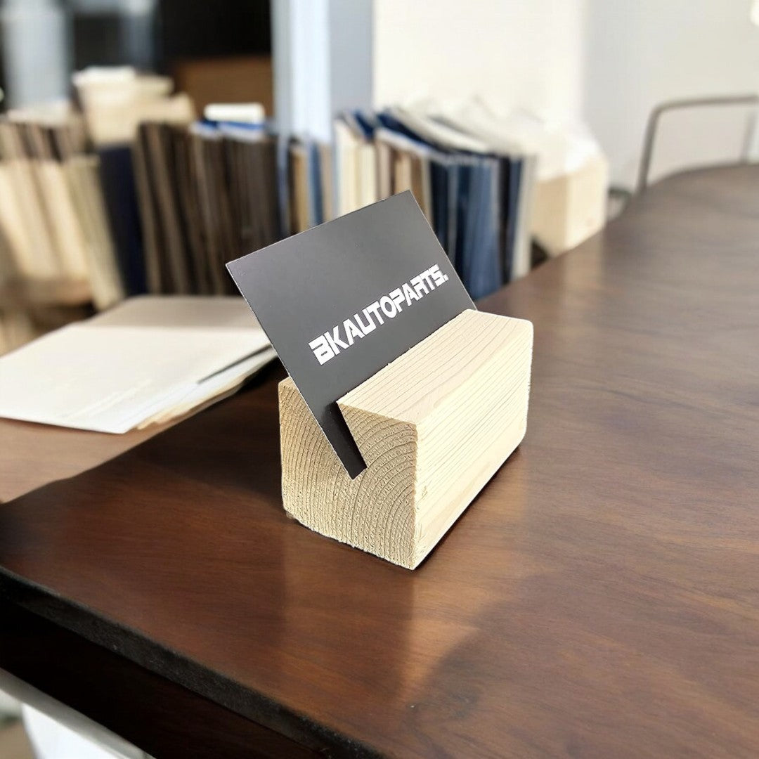 Suporte para Cartões de Visita em Madeira Universal BKAUTOPARTS