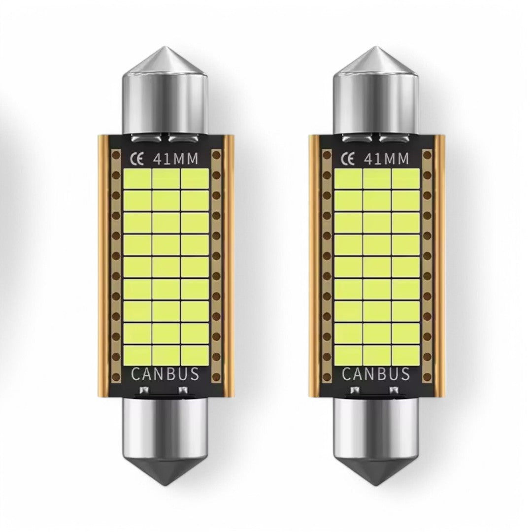 Luzes LED CREE 41mm 6000K 12V-30V (2 Unidades)