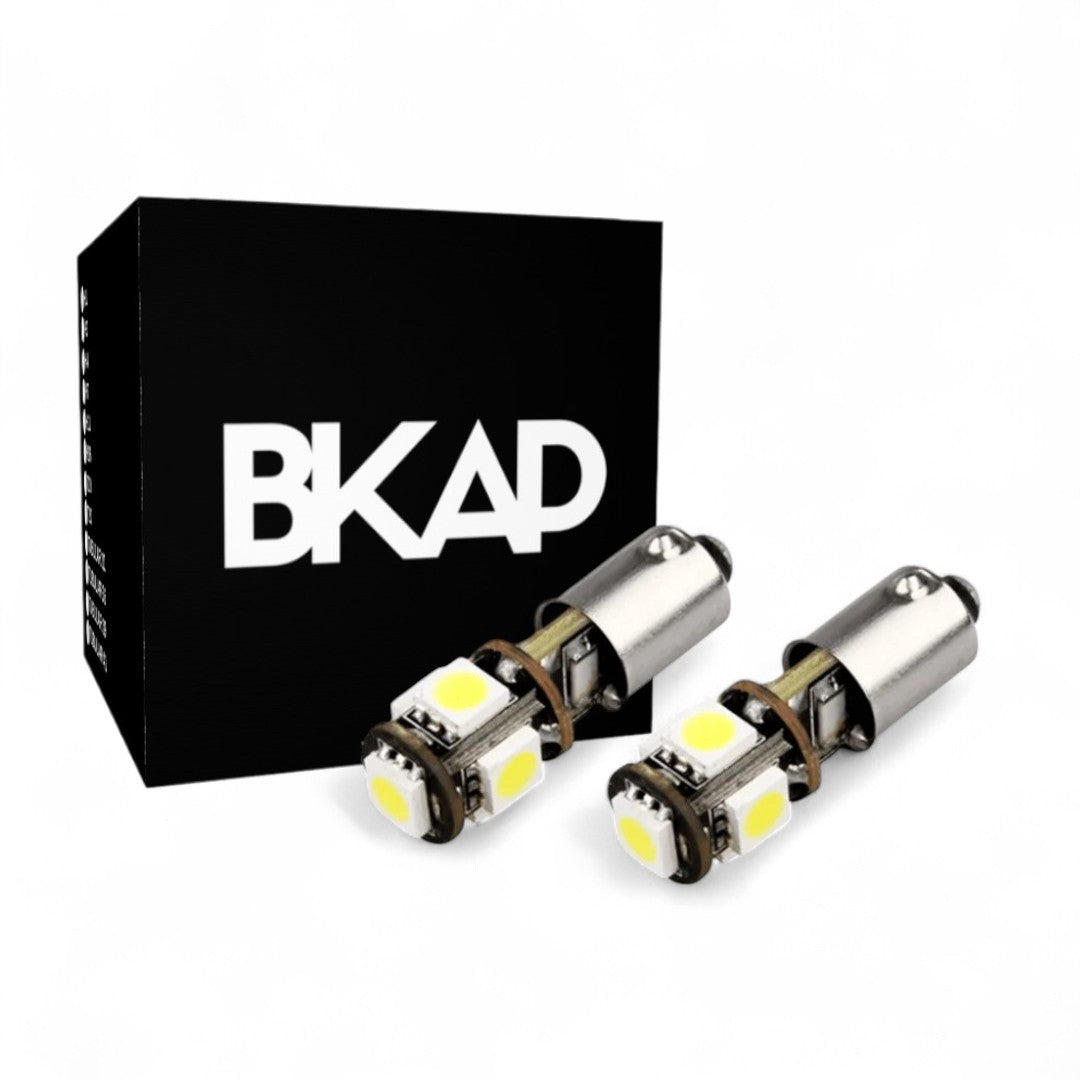 Pack com 2 Lâmpadas LED BA9S CANBUS | Branco Puro 6000K | Longa Duração
