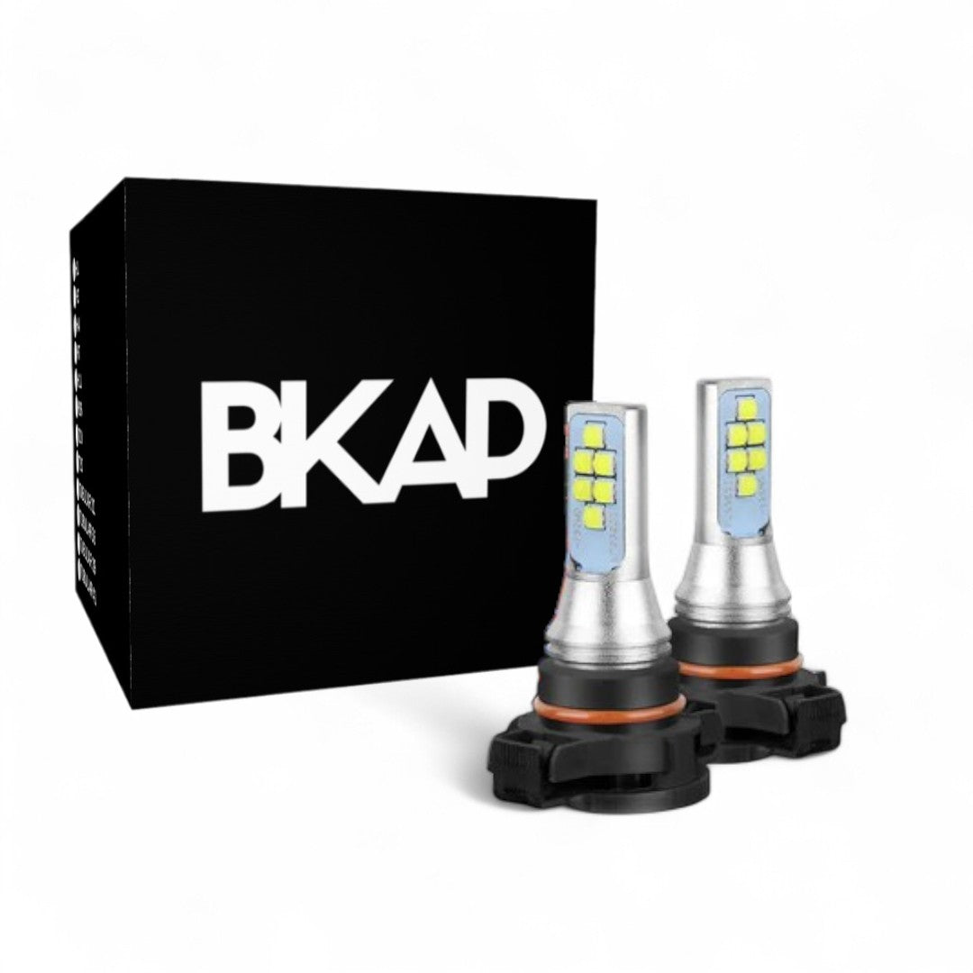 Kit 2 Lâmpadas LED H16 6000K Branco Puro | Alta Potência | Substituição Direta