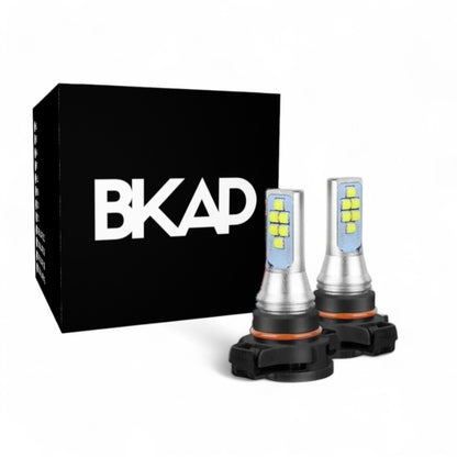 Kit 2 Lâmpadas LED H16 6000K Branco Puro | Alta Potência | Substituição Direta